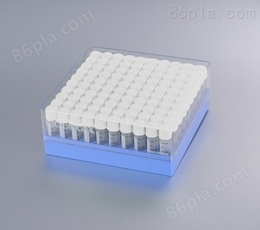 巴罗克biologix 1.0ml预置2D码冻存管（黄色盖子）+2英寸蓝色冻存盒
