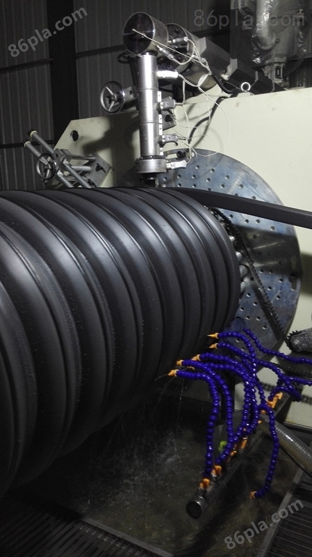 100波纹螺旋缠绕管生产线-华泽精品