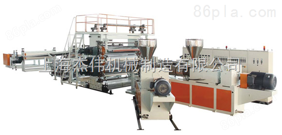 上海金纬PP木粉/竹粉/麻纤维板材生产线